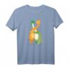 Dinosaurier und Giraffe Liebespaar T-Shirt – Süßes Tiermotiv, Valentinstag, Hochzeit & Geburtstagsgeschenk für Tier- und Dinosaurierfans