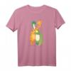 Dinosaurier und Giraffe Liebespaar T-Shirt – Süßes Tiermotiv, Valentinstag, Hochzeit & Geburtstagsgeschenk für Tier- und Dinosaurierfans