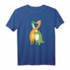 Dinosaurier und Giraffe Liebespaar T-Shirt – Süßes Tiermotiv, Valentinstag, Hochzeit & Geburtstagsgeschenk für Tier- und Dinosaurierfans