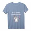 Damen Katzen Meow Verliebte Paare Liebesbeweis Valentinstag T-Shirt mit V-Ausschnitt – Perfektes Geschenk für Katzenliebhaberinnen und Verliebte