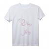 Damen Mein Herz Schlägt Für Jörg T-Shirt mit V-Ausschnitt – Personalisiertes Valentinstags- und Hochzeitsgeschenk für Deine Freundin oder Frau
