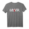 Loser Lover Gothic Halloween & Valentinstag T-Shirt – Inspirierendes Broken Emo Liebhaber-Shirt für Herzschmerz & Last-Minute Kostümideen