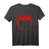 Gebärdensprache Herz Liebe Valentinstag T-Shirt – Perfektes Geschenk für Gebärdensprachler, Taube & Hörgeschädigte zum Valentinstag, Geburtstag & Jubiläum
