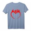 Gebärdensprache Herz Liebe Valentinstag T-Shirt – Perfektes Geschenk für Gebärdensprachler, Taube & Hörgeschädigte zum Valentinstag, Geburtstag & Jubiläum