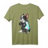 HapDeer Boston Terrier T-Shirt – Lustiges Tierliebhaber Geschenk für Papa, Valentinstag & Vatertag