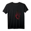 Damen Rotes menschliches Herz Anatomisches Medizinstudent T-Shirt - Perfektes Valentinstagsgeschenk für Mediziner, Pflegepersonal und Studenten