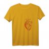 Damen Rotes menschliches Herz Anatomisches Medizinstudent T-Shirt - Perfektes Valentinstagsgeschenk für Mediziner, Pflegepersonal und Studenten