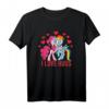 My Little Pony Valentinstag Pinkie Pie Rainbow Dash Hugs T-Shirt - Offiziell Lizenzierte Pony Mode für Frauen, Männer & Kinder