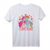 My Little Pony Valentinstag Pinkie Pie Rainbow Dash Hugs T-Shirt - Offiziell Lizenzierte Pony Mode für Frauen, Männer & Kinder