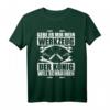 Herren T-Shirt mit Spruch 'Gebe er mir mein Werkzeug - Der König will schrauben' – Lustiges Geschenk für Väter, Handwerker & Bastler zum Vatertag & Geburtstag