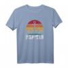 Vater und Kapitän Lustiges Retro Anker Vatertag T-Shirt - Perfektes Geschenk für Meerliebhaber und Seefahrtsfans