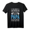 Herren Papa Von Zwei Kindern Vatertag T-Shirt - Cooles Geschenk für Väter, Schwiegerväter & Stiefväter