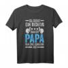 Herren Papa Von Zwei Kindern Vatertag T-Shirt - Cooles Geschenk für Väter, Schwiegerväter & Stiefväter