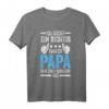 Herren Papa Von Zwei Kindern Vatertag T-Shirt - Cooles Geschenk für Väter, Schwiegerväter & Stiefväter