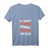 Damen T-Shirt Sorry Aber Ich Komme Nach Meinem Vater - Lustiges Geschenk zum Vatertag für Töchter & Söhne mit V-Ausschnitt