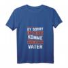 Damen T-Shirt Sorry Aber Ich Komme Nach Meinem Vater - Lustiges Geschenk zum Vatertag für Töchter & Söhne mit V-Ausschnitt