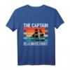 Herren Captain - Lustiges Kapitän T-Shirt mit Anker Motiv für Papas, Seefahrer & Kapitän in der Familie