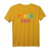Stolzer Vater mit Regenbogen Pride T-Shirt – Unterstützendes Vatertagsgeschenk für Vätern mit LGBTQ+-Kindern