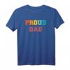 Stolzer Vater mit Regenbogen Pride T-Shirt – Unterstützendes Vatertagsgeschenk für Vätern mit LGBTQ+-Kindern