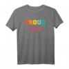 Stolzer Vater mit Regenbogen Pride T-Shirt – Unterstützendes Vatertagsgeschenk für Vätern mit LGBTQ+-Kindern