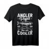 Angler Papa Retro T-Shirt – Lustiges Geschenk für Angler, Fischer & Vater zum Vatertag, Geburtstag oder Weihnachten