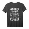 Angler Papa Retro T-Shirt – Lustiges Geschenk für Angler, Fischer & Vater zum Vatertag, Geburtstag oder Weihnachten