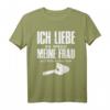 Herren Vatertag T-Shirt mit lustigem Spruch – Ich liebe es wenn meine Frau mich Holz machen lässt, ideal für Bierliebhaber, Handwerker & Humorvolle Geschenke