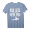 Herren Vatertag T-Shirt mit lustigem Spruch – Ich liebe es wenn meine Frau mich Holz machen lässt, ideal für Bierliebhaber, Handwerker & Humorvolle Geschenke