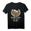 Herren Vatertag T-Shirt mit Bier Spruch - Lustiges Faust Design für Papa, Großvater & Männer zum Geburtstag, Weihnachten & Himmelfahrt