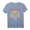 Lustiges Männer T-Shirt: So sieht ein richtig cooler Papa aus - Perfektes Vatertag Geschenk für Papa Geburtstag oder Weihnachten