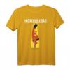 HapDeer Pixar Incredibles 2 Vatertag Incredible Dad Hero T-Shirt – Offiziell lizenzierte Superhelden Kleidung für Papa