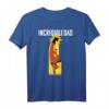 HapDeer Pixar Incredibles 2 Vatertag Incredible Dad Hero T-Shirt – Offiziell lizenzierte Superhelden Kleidung für Papa