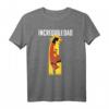 HapDeer Pixar Incredibles 2 Vatertag Incredible Dad Hero T-Shirt – Offiziell lizenzierte Superhelden Kleidung für Papa
