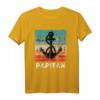 Lustiges Papitän Shirt für den besten Papa - Vatertag Anker T-Shirt im Retro Look, ideales Geschenk für Väter und Papas