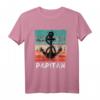 Lustiges Papitän Shirt für den besten Papa - Vatertag Anker T-Shirt im Retro Look, ideales Geschenk für Väter und Papas