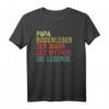 Papa Bodenleger T-Shirt – Lustiges Vintage Retro Motiv als Vatertags- und Geburtstagsgeschenk für Männer & Opa