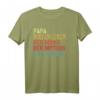 Papa Bodenleger T-Shirt – Lustiges Vintage Retro Motiv als Vatertags- und Geburtstagsgeschenk für Männer & Opa