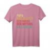 Papa Bodenleger T-Shirt – Lustiges Vintage Retro Motiv als Vatertags- und Geburtstagsgeschenk für Männer & Opa