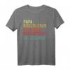 Papa Bodenleger T-Shirt – Lustiges Vintage Retro Motiv als Vatertags- und Geburtstagsgeschenk für Männer & Opa