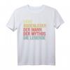 Papa Bodenleger T-Shirt – Lustiges Vintage Retro Motiv als Vatertags- und Geburtstagsgeschenk für Männer & Opa