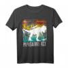 Papasaurus Papasaurier Vatertag Geschenk T-Shirt – Lustiges Dinosaurier Papa Shirt für den besten Vater