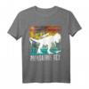Papasaurus Papasaurier Vatertag Geschenk T-Shirt – Lustiges Dinosaurier Papa Shirt für den besten Vater