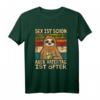 Faultier Bier T-Shirt mit lustigem Spruch – Perfekt für Vatertag, Partys & Bierliebhaber