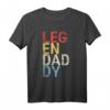 Legendaddy Papa Vater T-Shirt - Retro Vintage Vatertag Geschenk für stolze Väter und Papas