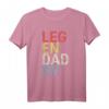 Legendaddy Papa Vater T-Shirt - Retro Vintage Vatertag Geschenk für stolze Väter und Papas