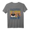 HapDeer Vatertag T-Shirt - Lustiges Vintage Boxer-Shirt für Hundeliebhaber, Bierliebhaber & Coole Männer Geschenke