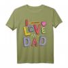 Lustiges Vater-Kind T-Shirt 'I Love My Dad' – Perfektes Geschenk für Vatertag, Valentinstag & Weihnachten