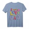 Lustiges Vater-Kind T-Shirt 'I Love My Dad' – Perfektes Geschenk für Vatertag, Valentinstag & Weihnachten