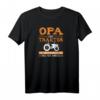 Opa Mit Traktor Vatertag Geschenk Großvater Landwirt Trecker T-Shirt - Witziges Design für Landwirt, Bauer und Trecker-Liebhaber