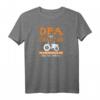Opa Mit Traktor Vatertag Geschenk Großvater Landwirt Trecker T-Shirt - Witziges Design für Landwirt, Bauer und Trecker-Liebhaber